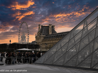 Pyramide du Louvre, grande roue