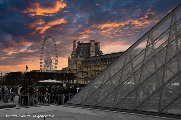 Pyramide du Louvre, grande roue